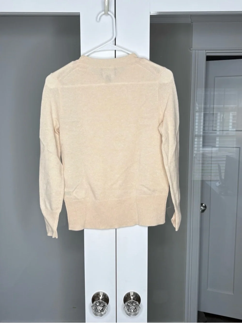 J. Crew Cashmere Classic-fit Crewneck Sweater Heather Natural